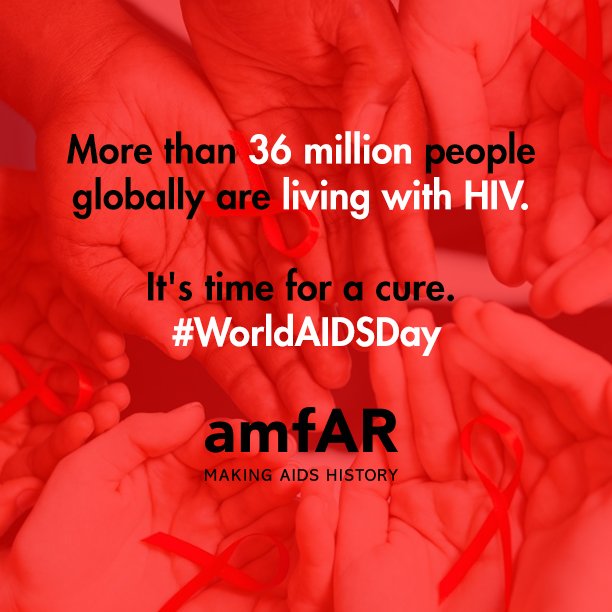 #WorldAIDSDay Remember lives we’ve lost & fight 4 lives we can save w @amfAR https://t.co/Q3CUGeCiSP #BeEpicCureAIDS https://t.co/POquiqUT2Y