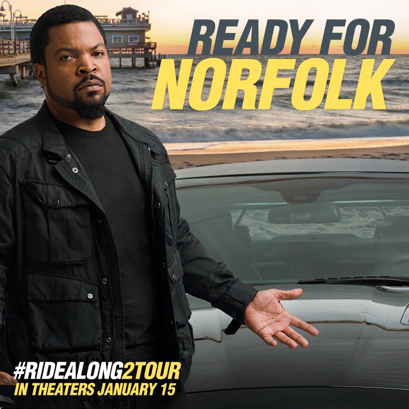 Me and @KevinHart4real are in Norfolk (12/14) and Charlotte (12/15) for the #RideAlong2Tour. Stay tuned. #RideAlong2 https://t.co/awnNWaHGLu