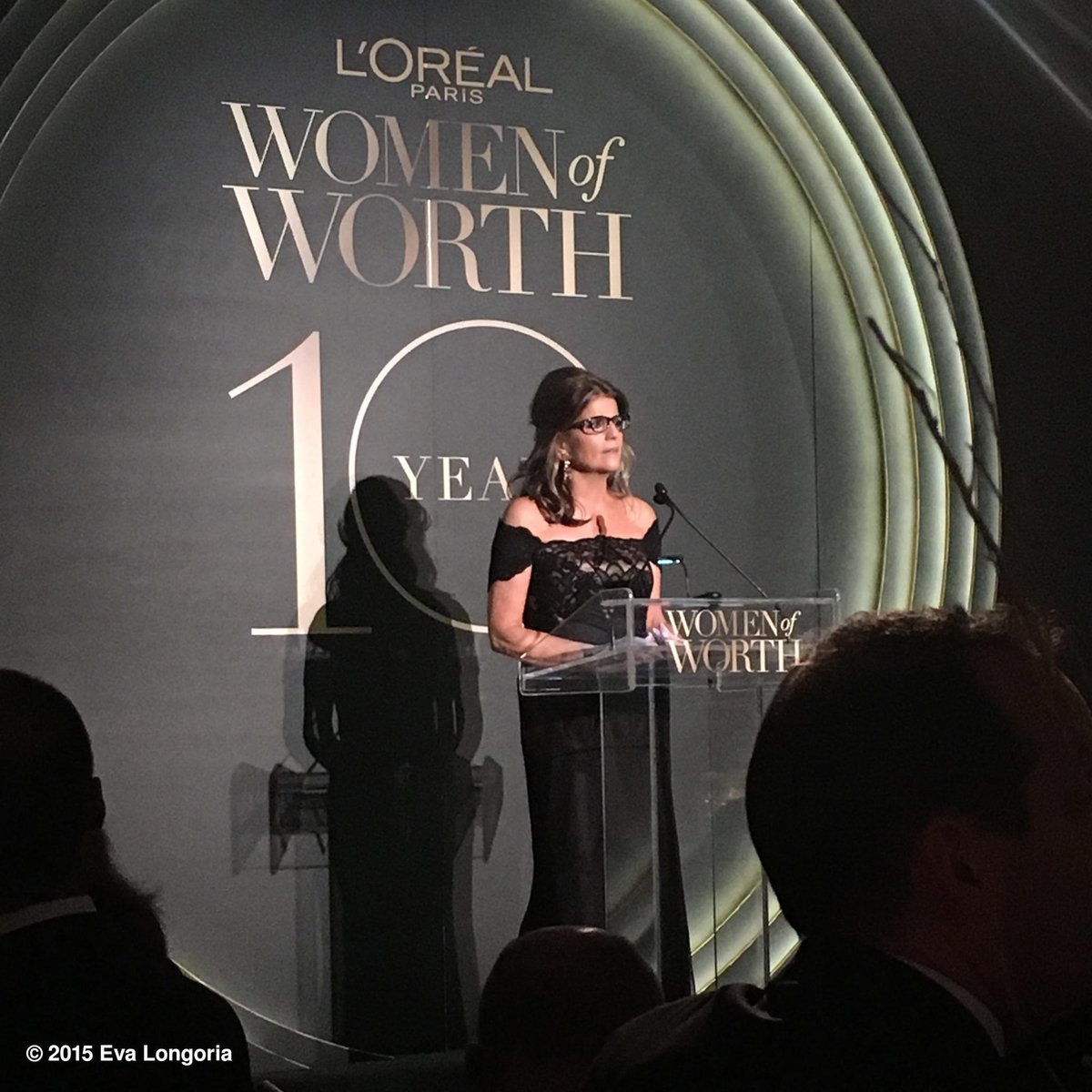 So honored to be at the 10th Anniversary of the @LorealParisUSA  #WomenofWorth #Eva4Loreal https://t.co/vvXgNjkpmE