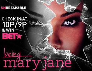 RT @beingmaryjane: Let us know you're TUNED IN NOW for your chance to win #BeingMaryJane swag! We're picking 50 lucky winners TONIGHT! http…