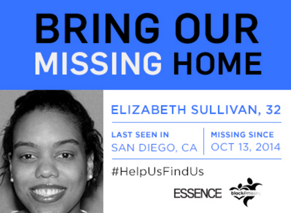RT @essencemag: Black and Missing Foundation asks for help to bring back Elizabeth Sullivan. #HelpUsFindUs https://t.co/MOFZBm4CF8 https://…