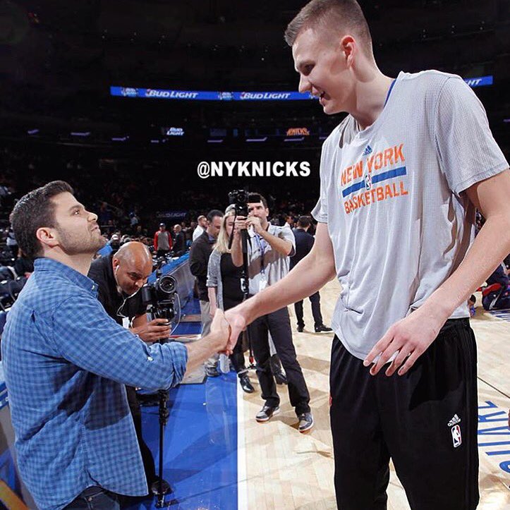 All he kept saying was we gotta get more wins. He's focused and determined. I trust him #Porzingis https://t.co/ODucx6zOw0