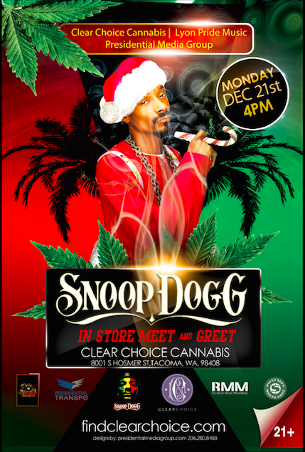 Monday dec 21st TACOMA WASHINGTON come join me at CLEAR CHOICE CANNABIS @clearchoice_wa RMM DOES IT AGAIN #rmmpercy https://t.co/UUaCJvFLHF