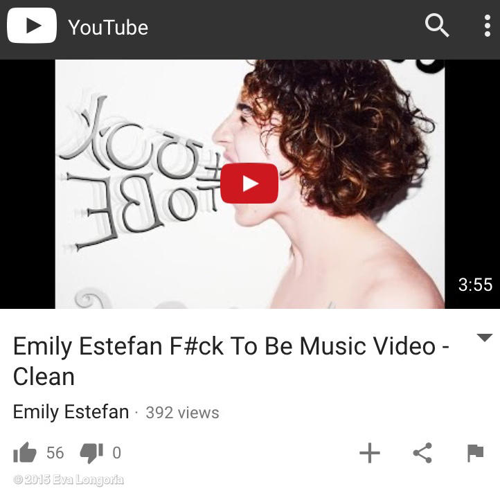 Congrats to @emily_estefan on your new video! Wow what a talent! Watch the full video here: https://t.co/m0I6XZeapx https://t.co/CGTegOUn0K