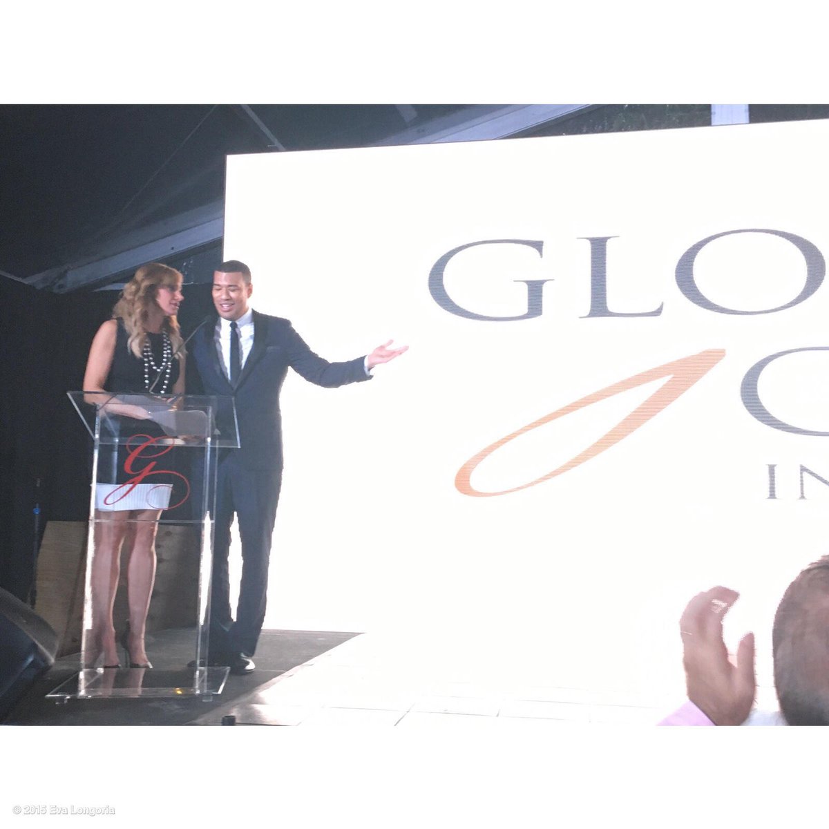 The beautiful @LiliEstefan on stage at #GGFMIA15! https://t.co/W2Yax3tOSi