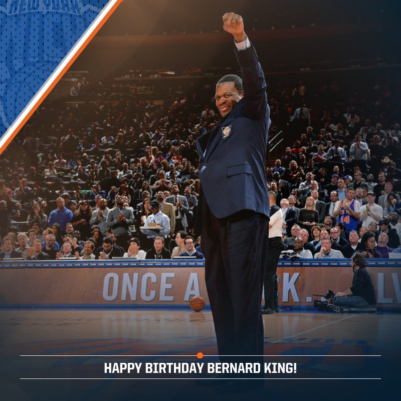 RT @nyknicks: Join us in wishing #Knicks legend and @Hoophall member Bernard King a happy birthday! https://t.co/7yFNifTYOV
