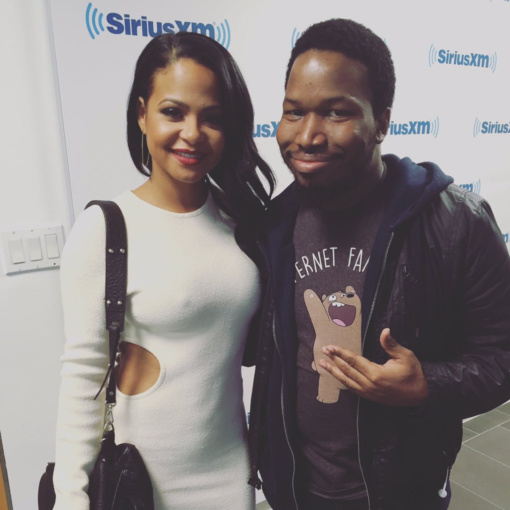 RT @SiriusXMBoxing: We're giving out shout outs, shout out to @ChristinaMilian, for taking a picture with our @ShowtimeShawnP lookalike! ht…