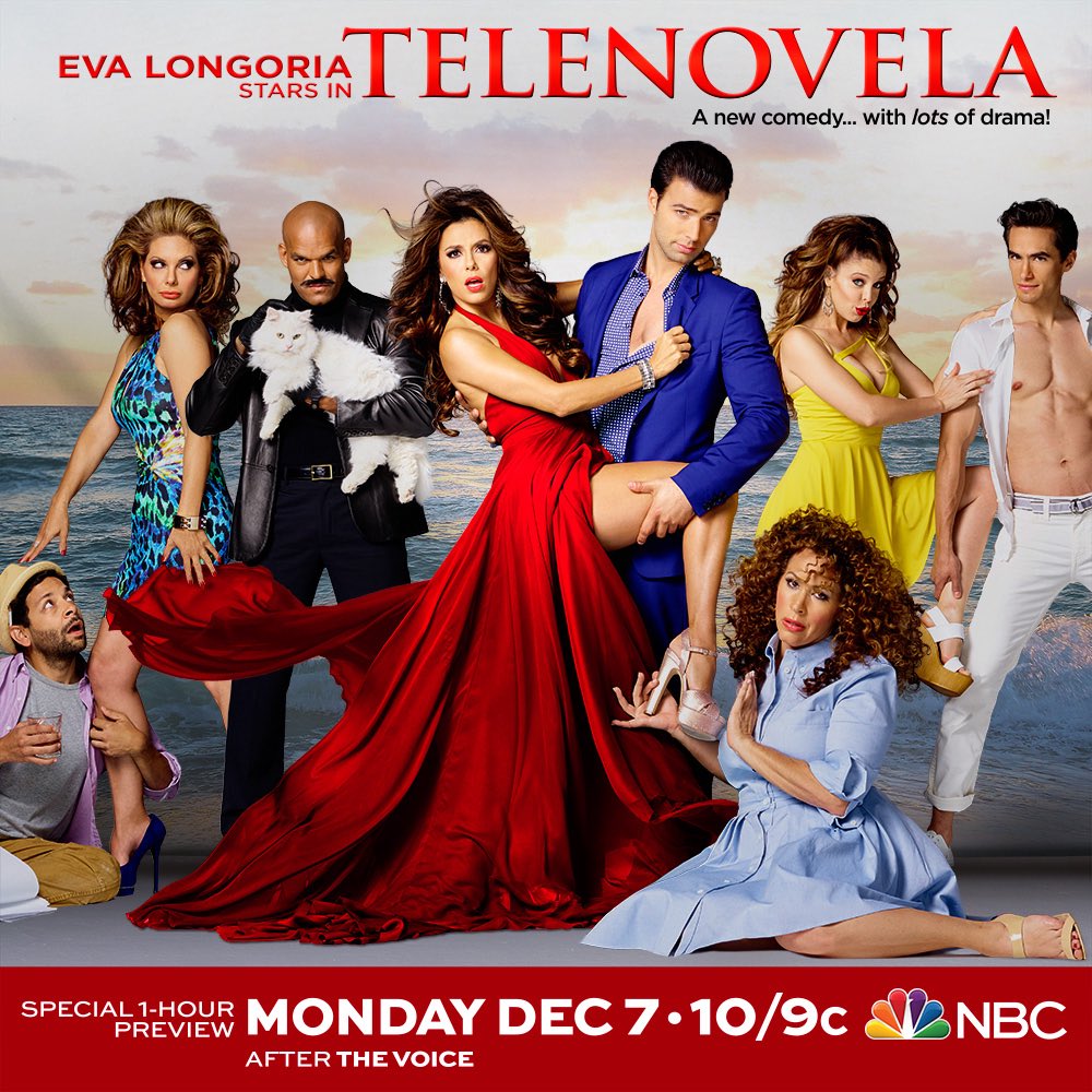 RT @EricWinter1: Be sure to watch @EvaLongoria @amaurynolasco @jencarlosmusic #Telenovela tonight!! 10/9c on NBC after The Voice! https://t…