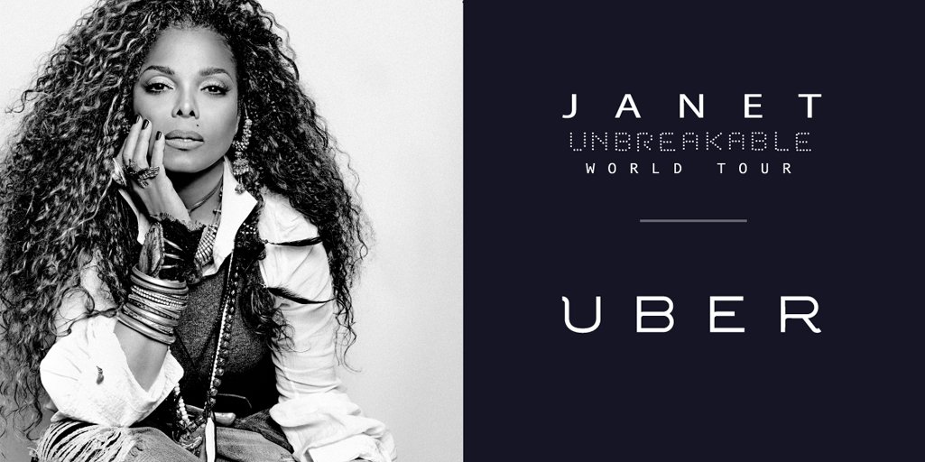 Sign up to @Uber w/code UNBREAKABLE - Get 1st ride free & digital copy of Janet’s new album! https://t.co/ffsJ6JutUS https://t.co/BHoBbzI3z0