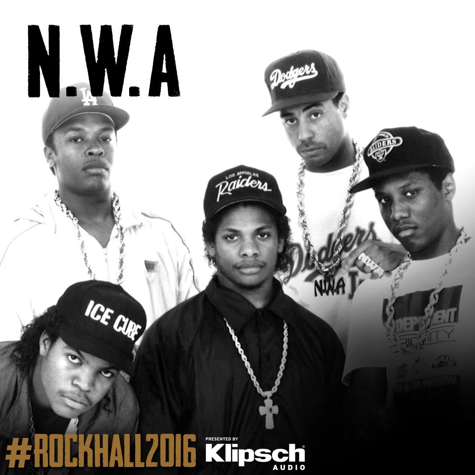 It's official. N.W.A will be inducted to the #RockHall2016. Thanks for an incredible year, much more on the way. https://t.co/dly972T1cR