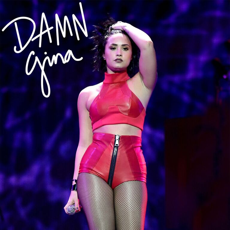 Damn Gina! @ddlovato is so confident!!! Love what she stands for! Peep the story on my app!! https://t.co/OSXmG0aT7f https://t.co/eZrybahwcs