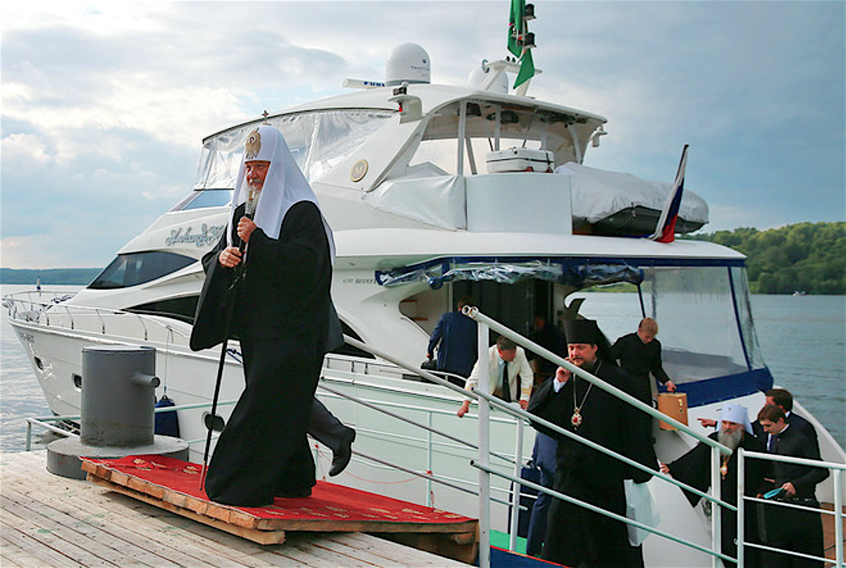 Patriarch kirill of moscow travels on a $4 million luxury yacht previously owned by ...1200 x 807