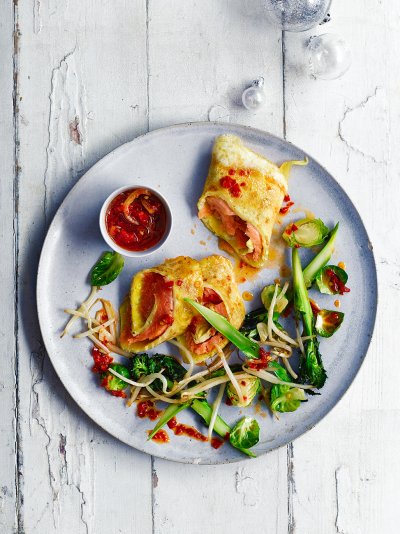 #Recipeoftheday is this beautiful smoked salmon omelette with sprouts. Perfect for brekkie: https://t.co/Jqa5OVgN36 https://t.co/4uwE2fcTfv