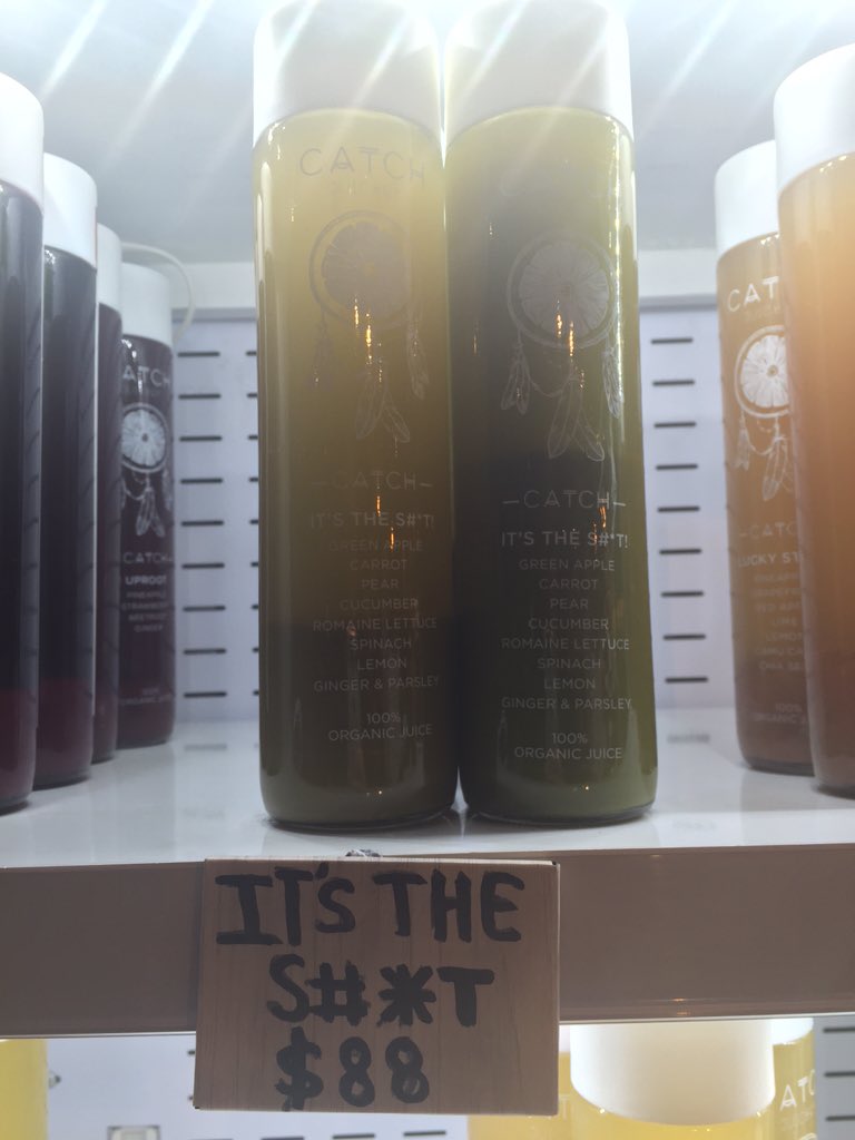 Spotted at a Hong Kong juice shop: It's the s#*t (HK$88)

Guess what's inside? 