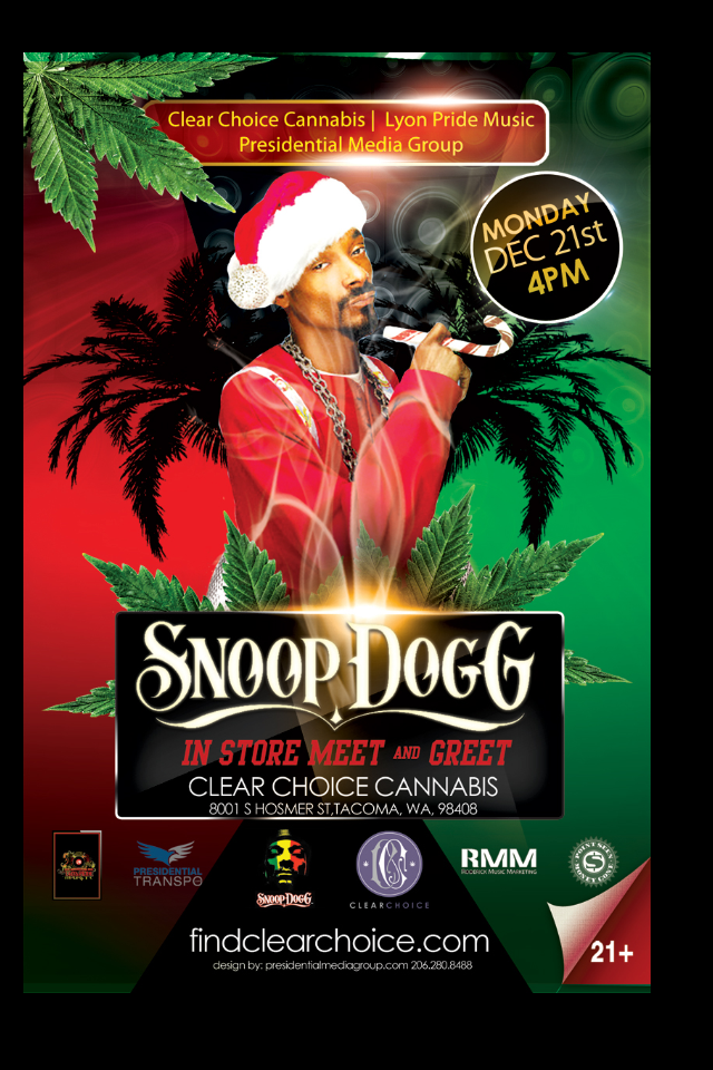 Monday dec 21 TACOMA WASHINGTON come join me at CLEAR CHOICE CANNABIS @clearchoice_wa RMM DOES IT AGAIN #rmmpercy https://t.co/LmuwgAzaON