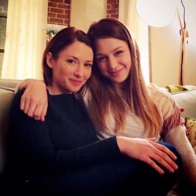 Photo of Melissa Benoist  & her Sister  Kristina Benoist