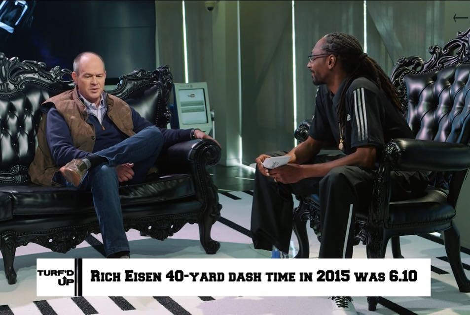 Was on his show now I got my man @richeisen from tha @nflnetwork on mine. new episode of #turfdup watch now bit… https://t.co/r1fiUlN4Sg