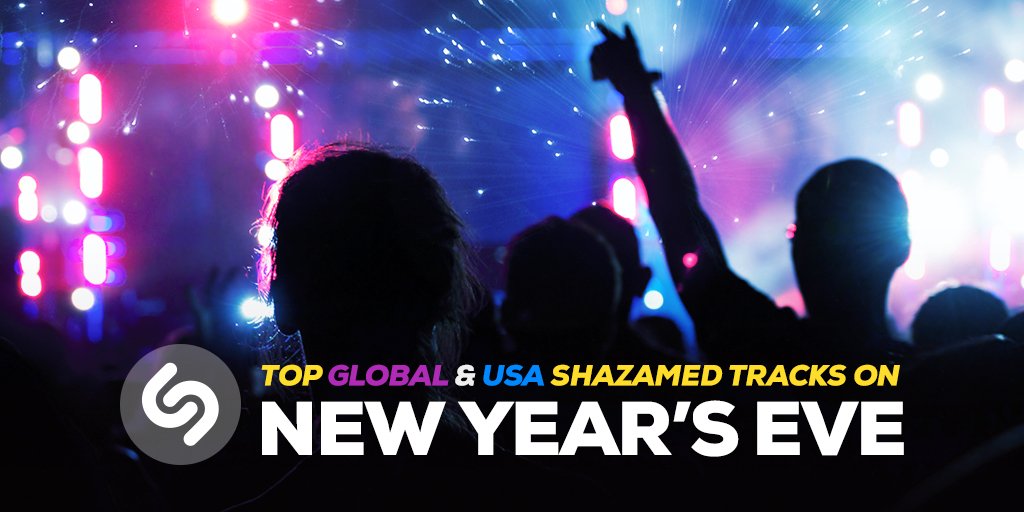 RT @Shazam: These are the most Shazamed tracks from #NewYearsEve across the world: https://t.co/xedKT6ZQ9N ???????? https://t.co/t2kSblwVKb