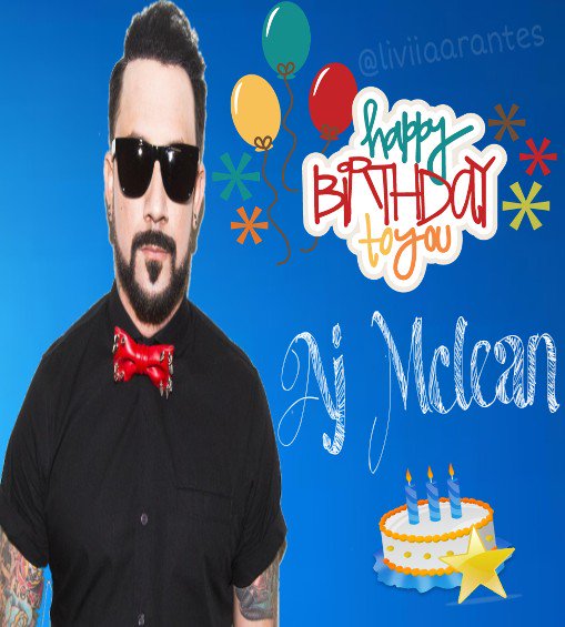 AJ McLean’s Birthday Celebration | HappyBday.to