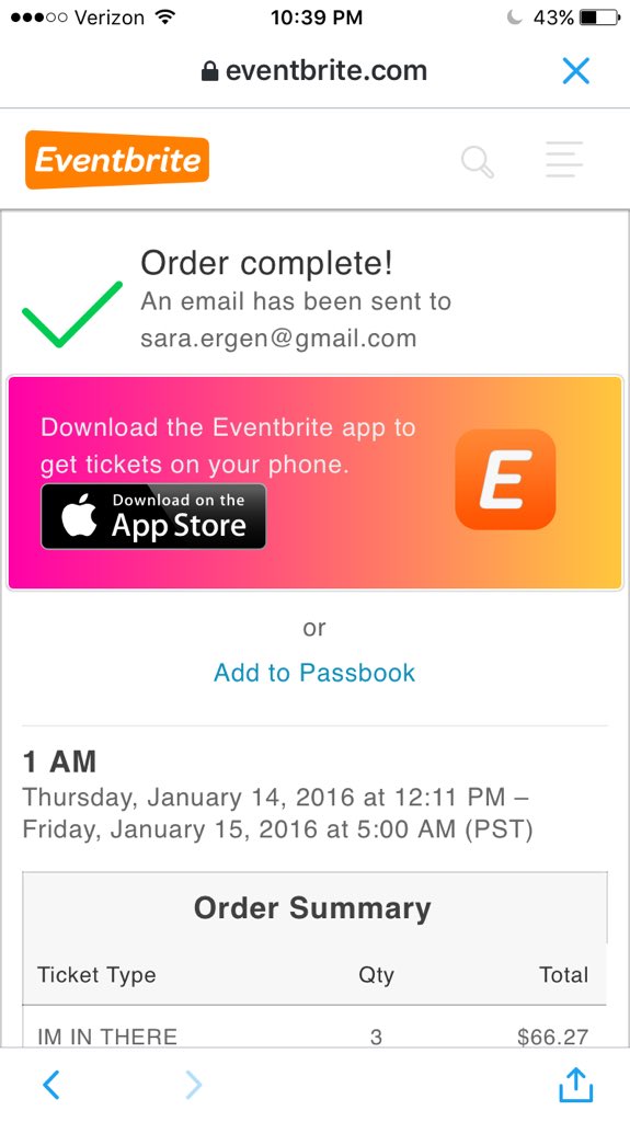 RT @ergense: @YesJulz omg just bought tickets yasssss. My birthday will be LIT!???? https://t.co/E5bzRhHFex