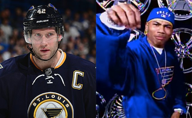 RT @StLouisBlues: MUST-SEE VIDEO: Blues captain @dbackes42 reads @Nelly_Mo's 