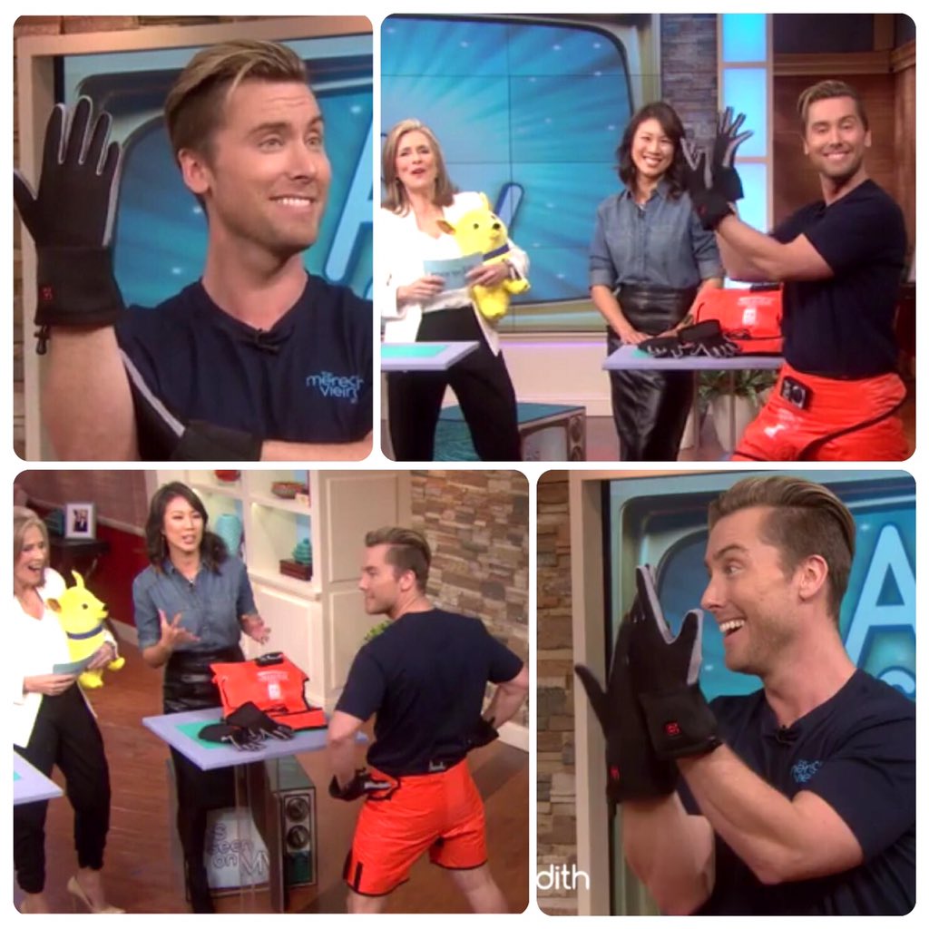 RT @LanceBassCntrl: @LanceBass fulfilled his dream of becoming a hand model! Watch the clip on https://t.co/TTtPD56j7R! @MeredithShow https…