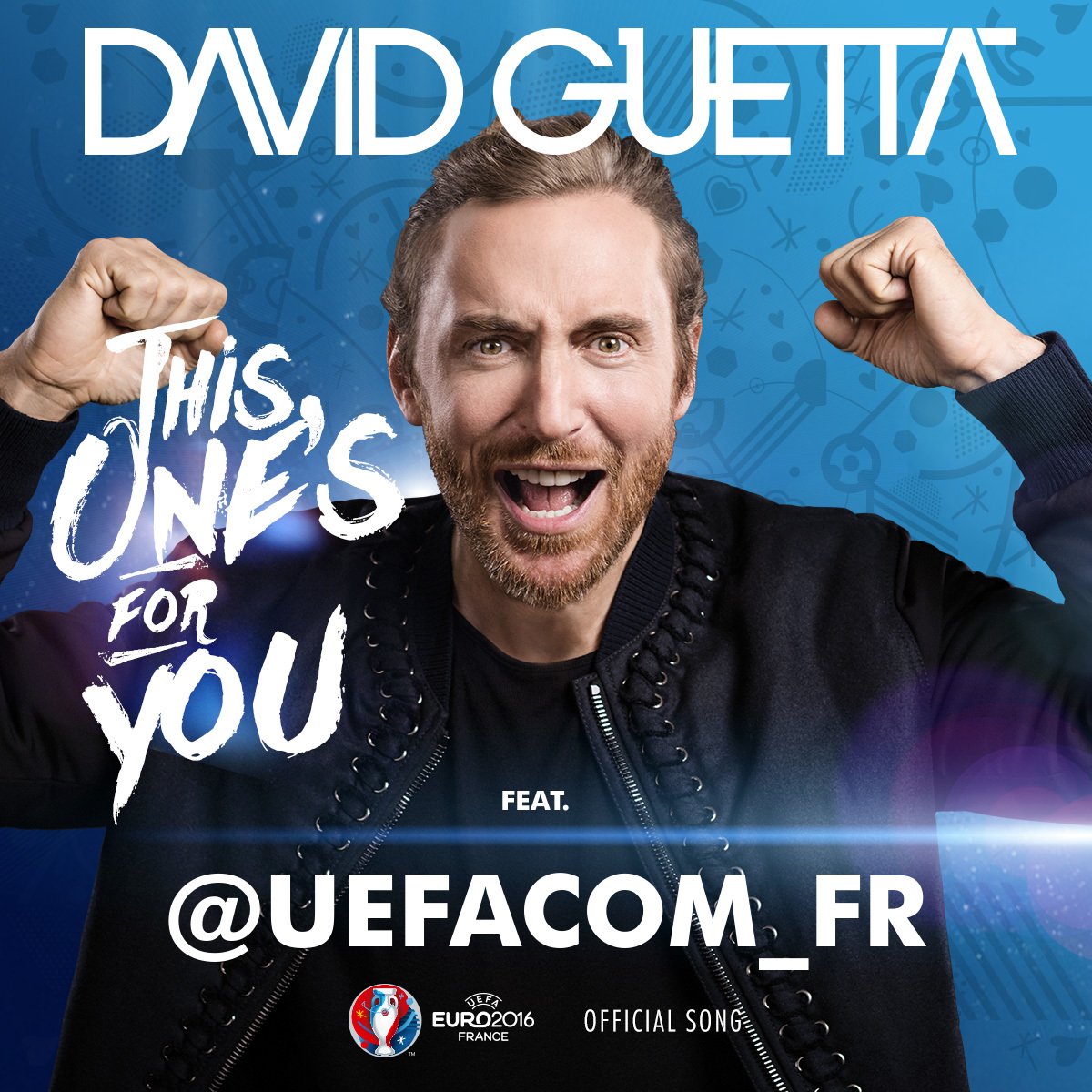 RT @UEFAcom_fr: Top! Je viens d'enregistrer l'hymne de l’@EURO2016 avec @DavidGuetta
À toi ► https://t.co/UJrVPeCukx
#thisonesforyou https:…