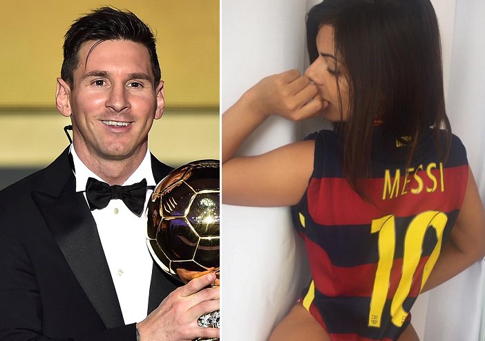 RT @elbocononline: #BalóndeOro : Miss Bumbum rinde homenaje a Lionel #Messi con candentes imágenes [FOTOS]  https://t.co/JEjuVZPurN https:/…