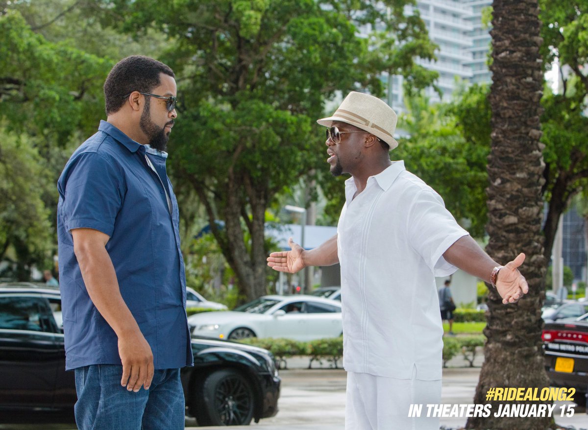 #RideAlong2 out today!  Tag who you're Riding Along with to theaters! https://t.co/V0FQRmuDKx