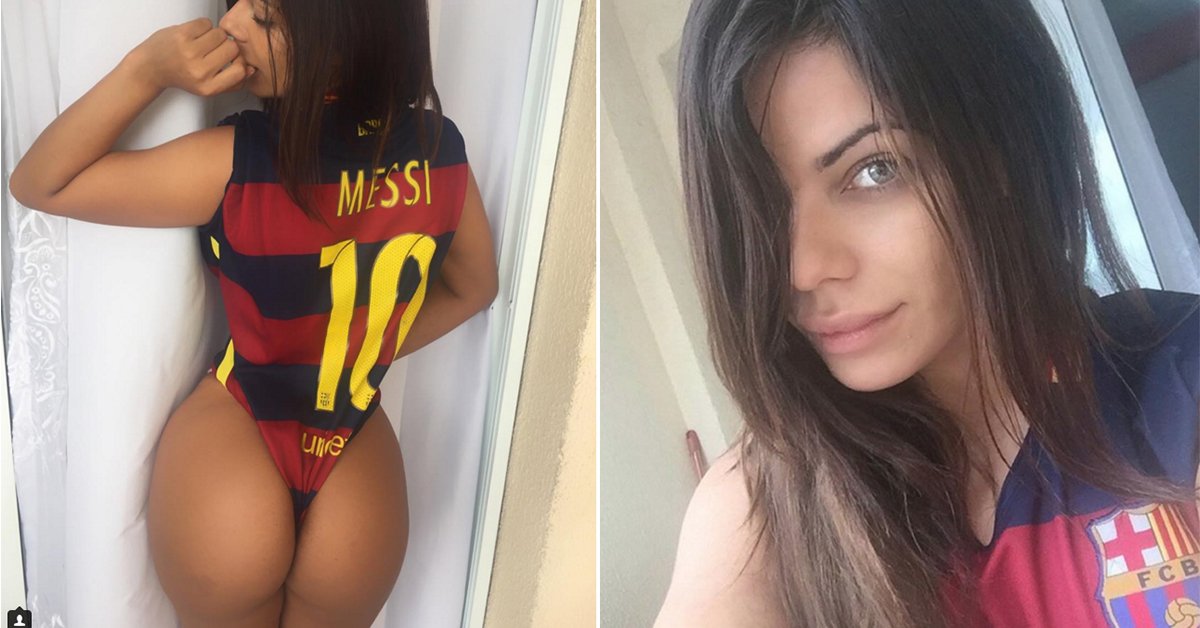 RT @football_fr: #Messi félicité par Miss Bumbum 2015 ! 

Photos: https://t.co/NXfS9XVXcM https://t.co/IcoTHbT2Dk