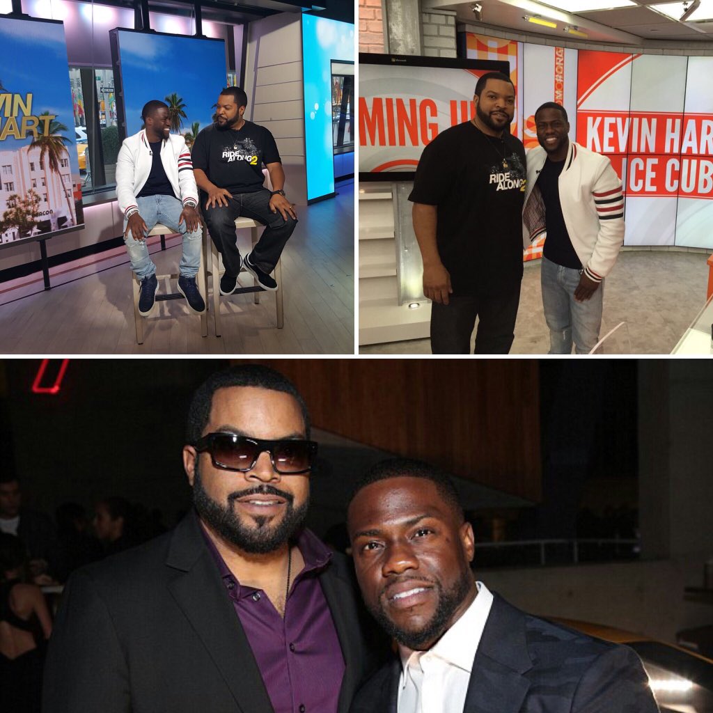 Having fun promoting #RideAlong2 with @kevinhart4real https://t.co/V5wW5Gsl4y