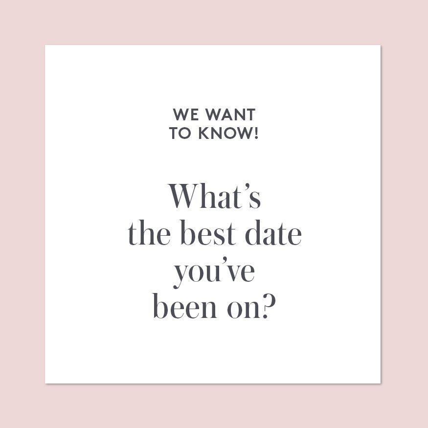 Share the best date you've ever been on! We're gearing up for #ValentinesDay and would love to hear your ideas. https://t.co/HC90mF4rwN