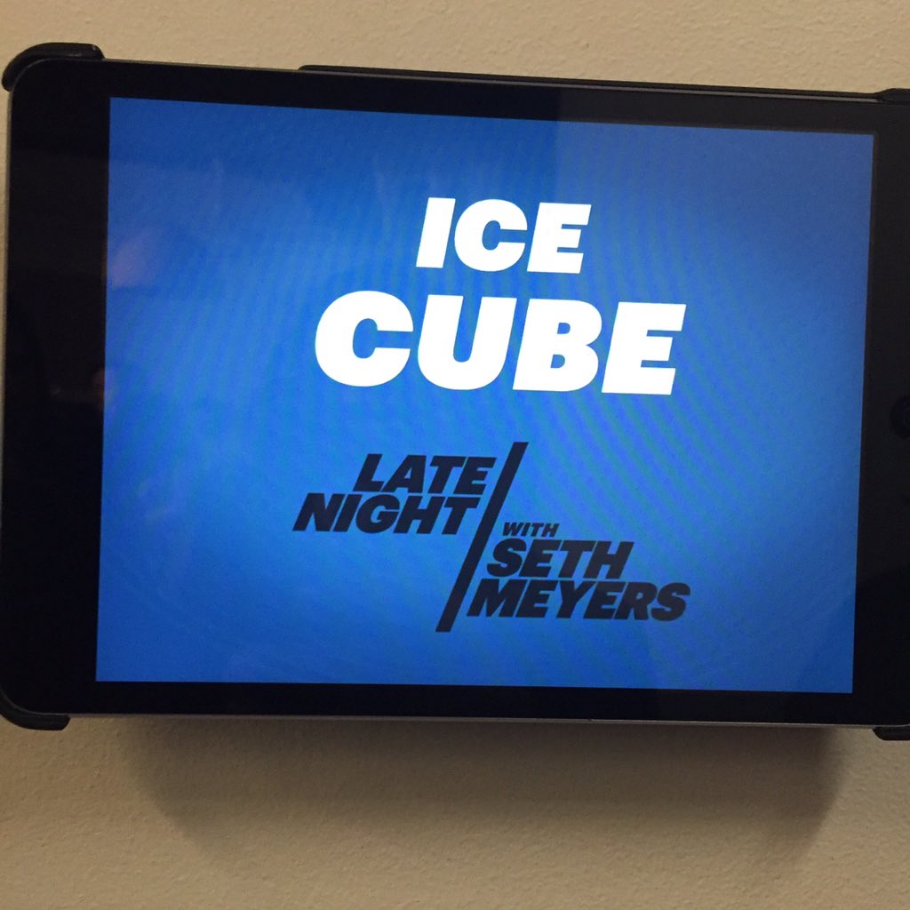 Peep me out on Late Night with Seth Meyers tonight. https://t.co/BXfwwoXlez