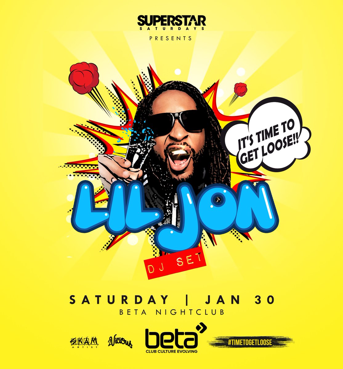 RT @BetaNightclub: @LilJon returns to Beta for what's set to be one of the wildest parties of the year!

Tix :: https://t.co/2DuSsfXYMM htt…