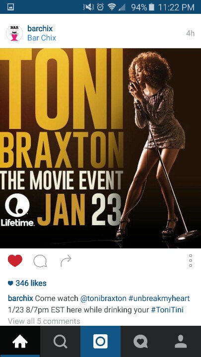 RT @BraxtonFValues: @TrinaBraxton will be having a Viewing for  @ToniBraxton's #UnbreakmyHeart Movie on @lifetimetv @bar_chix TONIGHT! http…