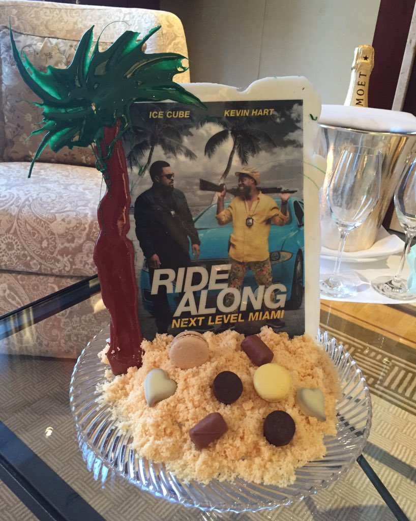 Thank you for making #RideAlong2 the No.1 movie in the U.S. I got you a little something... https://t.co/9Ew5m2wpjq