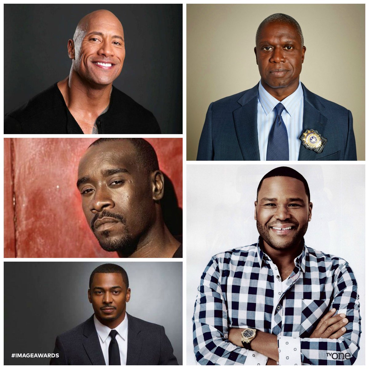 RT @tvonetv: .@IamDonCheadle @TheRock @DoubleRLee #AndreBraugher & @AnthonyAnderson are nominated for Outstanding Actor (Comedy)! https://t…