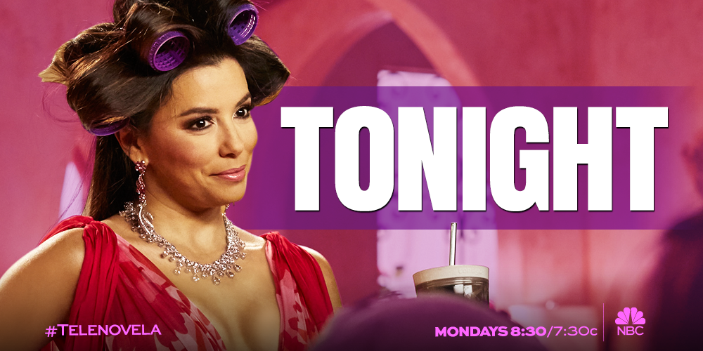 RT @nbctelenovela: Prep yourselves before you help yourselves to an all new #Telenovela TONIGHT, directed by @EvaLongoria! https://t.co/Riv…