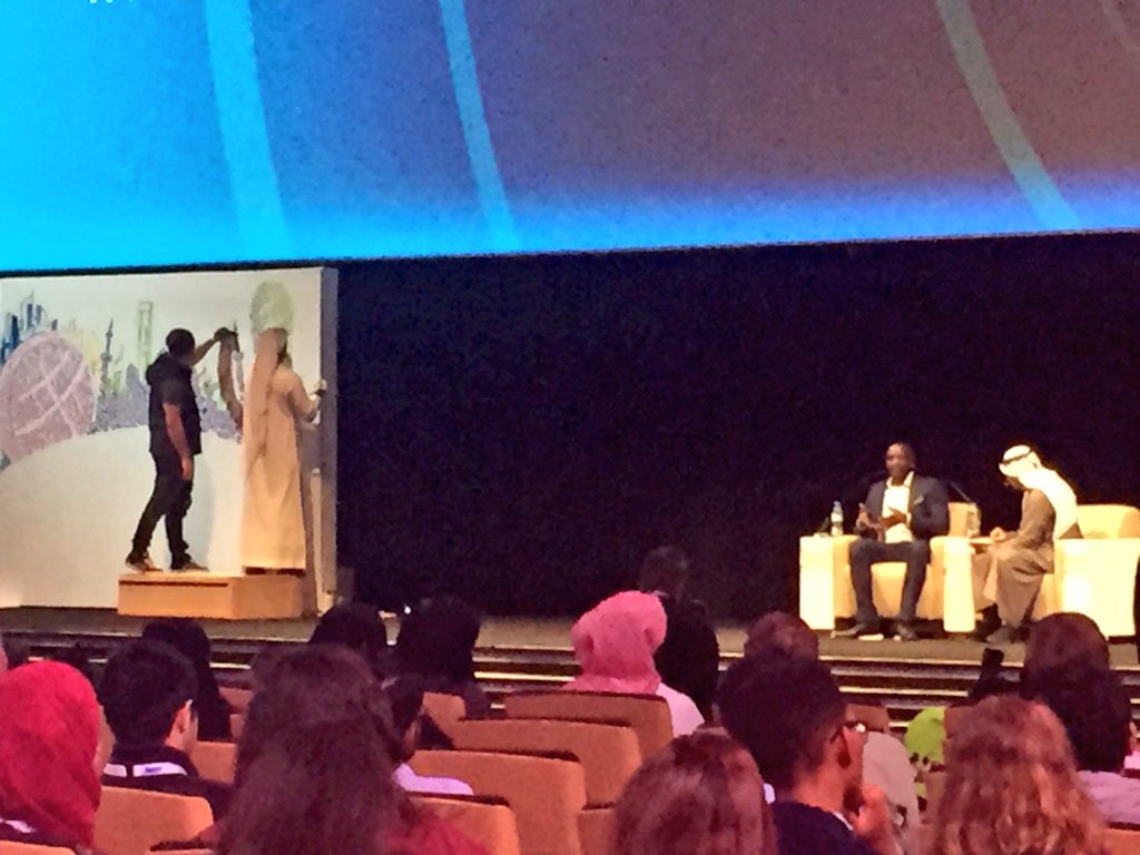 RT @Masdar: .@Akon, singer & founder of Akon Lighting Africa, joins The Student Exclusive for a talk show interview & surprise https://t.co…