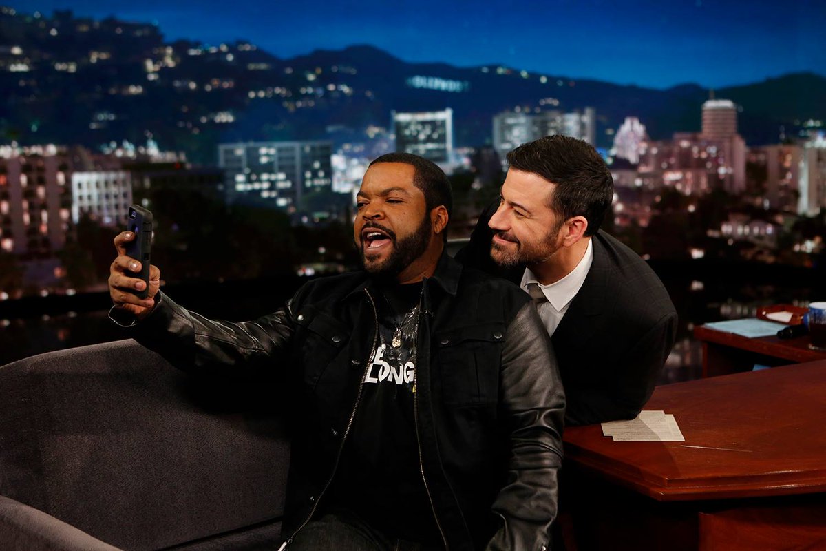 Got to kick it on @JimmyKimmelLive. In case you missed it, watch the recap here: https://t.co/pcunDoxSty #RideAlong2 https://t.co/FNyFApkQCX