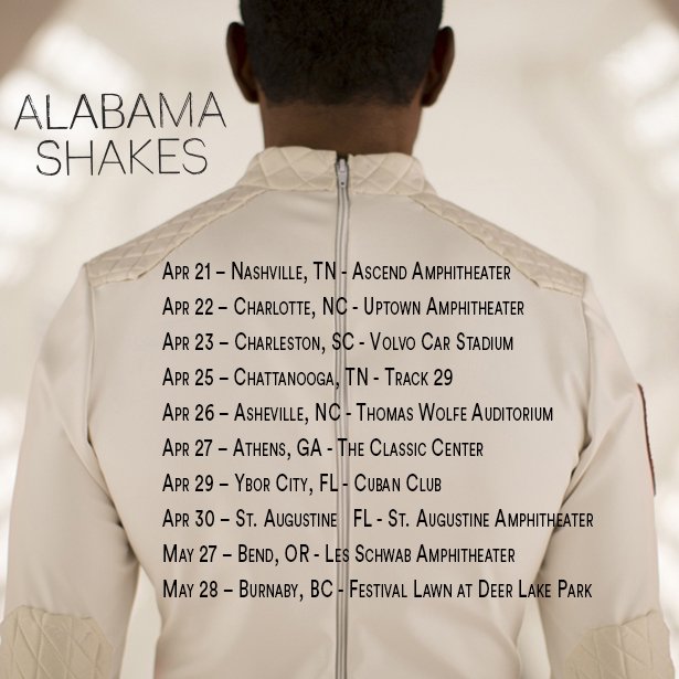 RT @Alabama_Shakes: Pre-sale for our new Spring tour dates has begun!  Get tickets here: https://t.co/ykFxJTerT3 https://t.co/2HDr3o7yxI