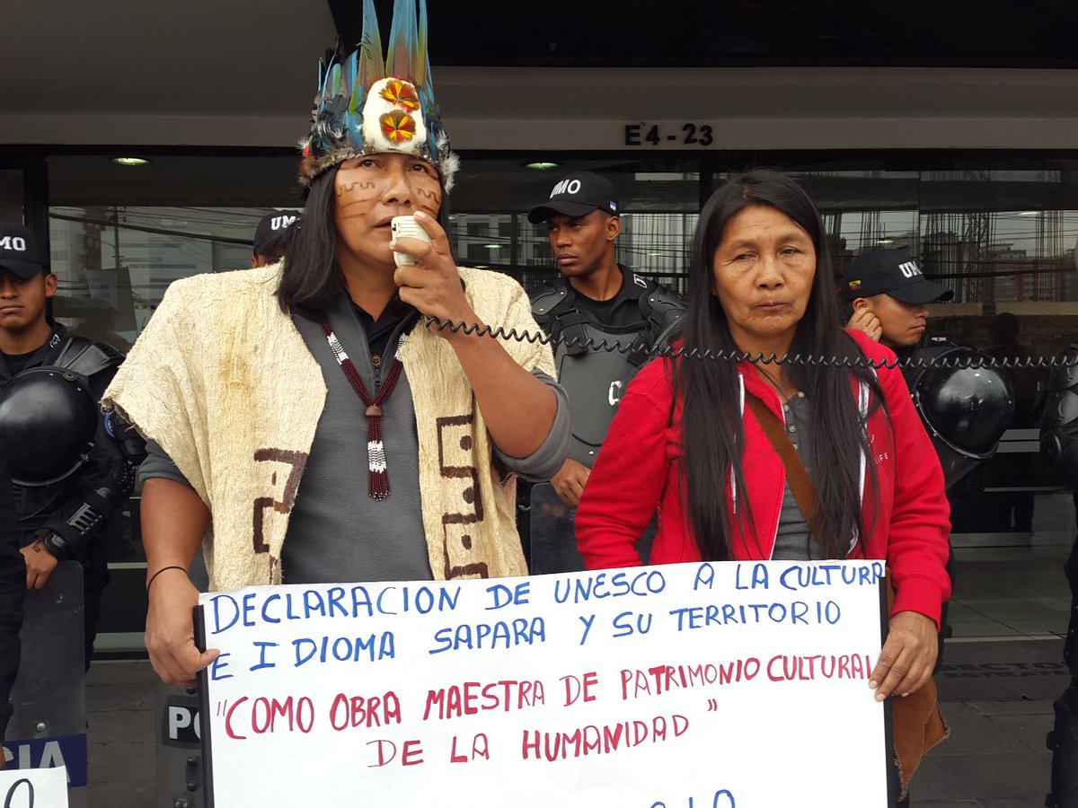 RT @AmazonWatch: Denounce Ecuador & China's Oil Deal 4 Indigenous Territory in the Amazon! Stand w/the Sápara https://t.co/FZCiA2zmfg https…
