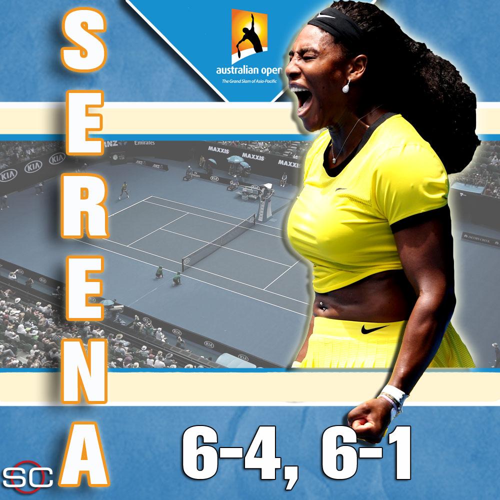 RT @SportsCenter: Serena Williams wins her 18th straight match vs Maria Sharapova advancing to the semifinals of the Australian Open. https…