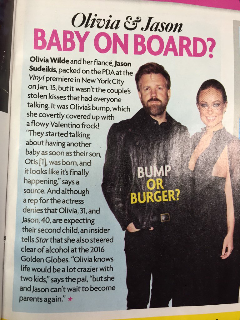 Sorry, Star mag, but you got us confused with the cooler version of us. Congrats to John and Emily! My bump is all ???? https://t.co/CFhWsv6xHe