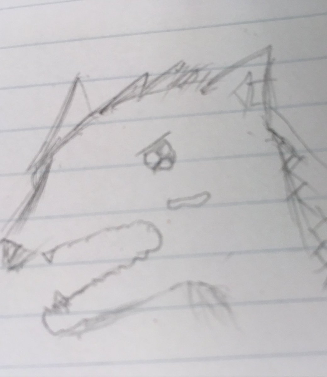 バケモノの子の二郎丸を描いた… バケモノの子の二郎丸を描いた…
