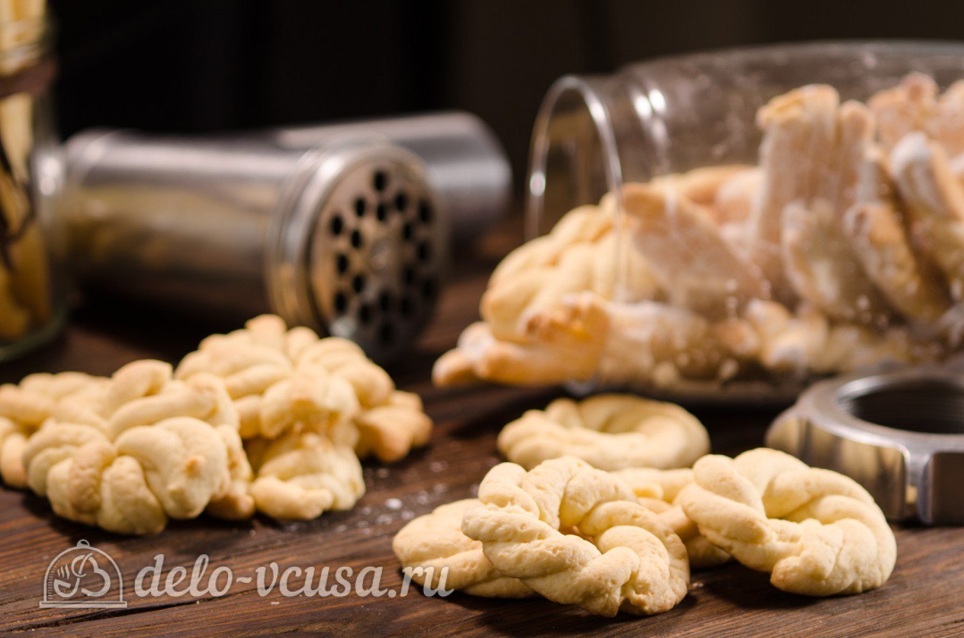 Пошаговое приготовление печенья из мясорубки Пошаговое приготовление печенья из мясорубки