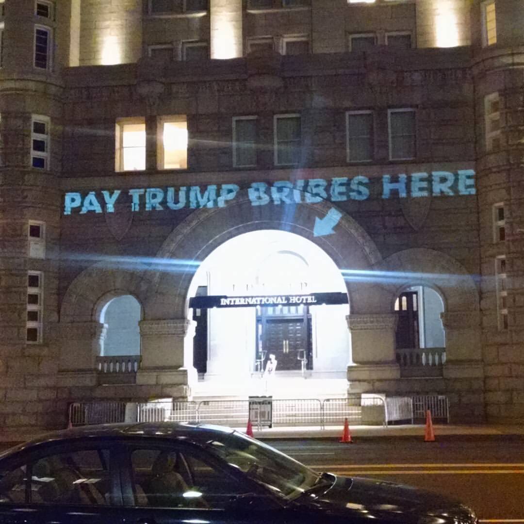 RT @moongypsy63: @cher 
Apparently someone is projecting this on the Trump hotel in DC https://t.co/FwBVJBVuQf