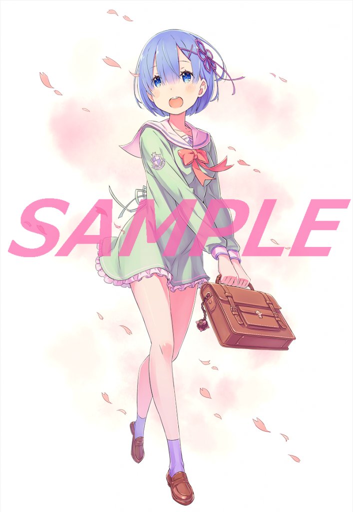 桜レムの全身イラストはこちら! イメージは新入学するレム? 一緒に登校したいですね! #rezero 桜レムの全身イラストはこちら! イメージは新入学するレム? 一緒に登校したいですね! #rezero