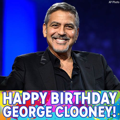 George Clooney's Birthday Celebration HappyBday.to