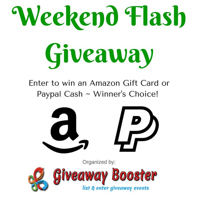 Weekend Flash Giveaway Ends 5/8/17 • Giveaway Booster Weekend Flash Giveaway Ends 5/8/17 • Giveaway Booster